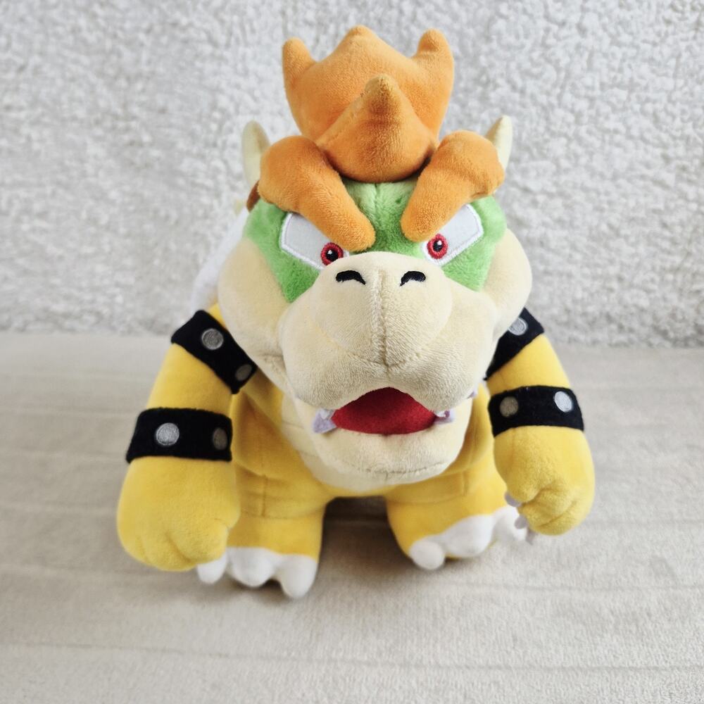 Bowser All Star Plush 10" Super Mario Bros Little Buddy New